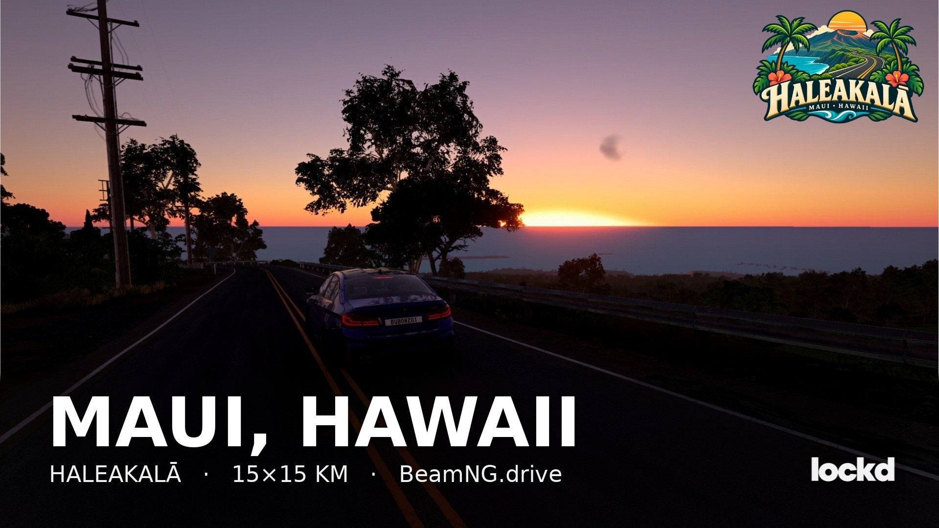 МОД Карта Haleakalā, Maui v1.2.1 (0.40.x) ДЛЯ BEAMNG.DRIVE