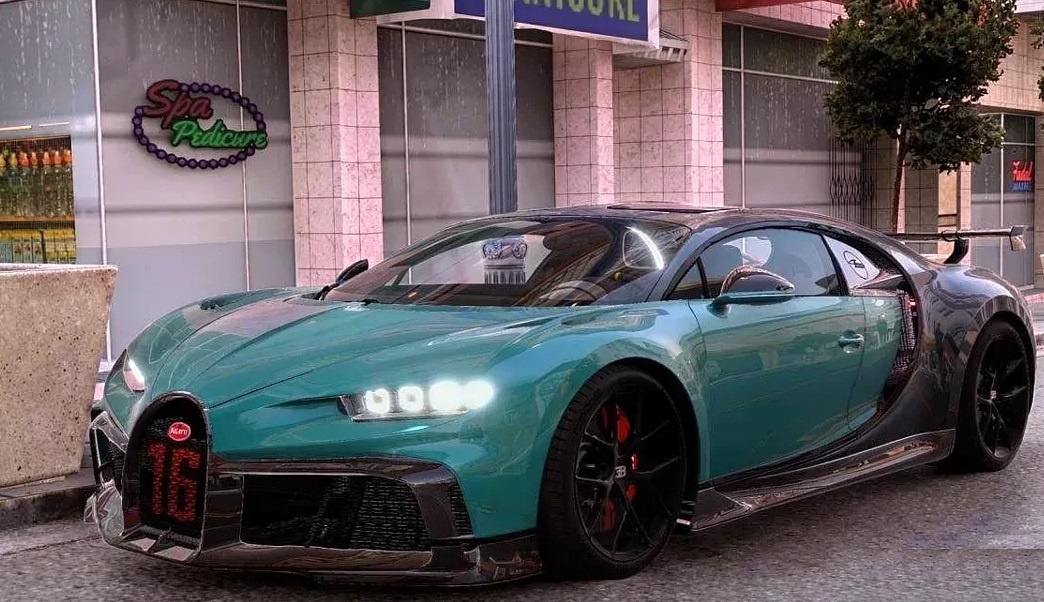 МОД Bugatti Chiron 2016-2022 v1.4 (0.40.x) ДЛЯ BEAMNG.DRIVE