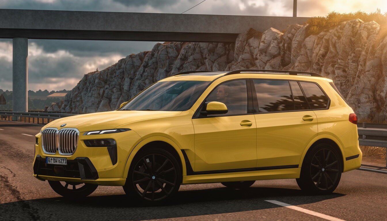 МОД BMW X7 2023 v3.5 ДЛЯ EURO TRUCK SIMULATOR 2