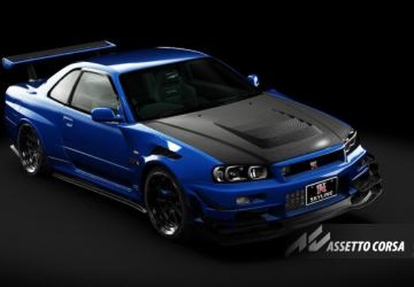 Мод Nissan Skyline GT-R R34 Nismo Bodykit версия 1.0 для Assetto Corsa