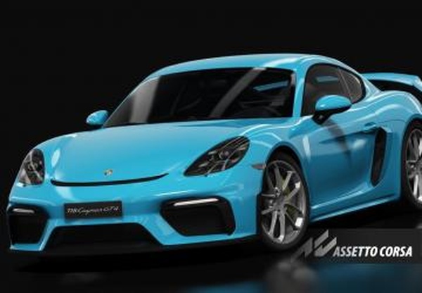 Мод Porsche 718 Cayman GT4 2019 Pdk версия V1.0 для Assetto Corsa