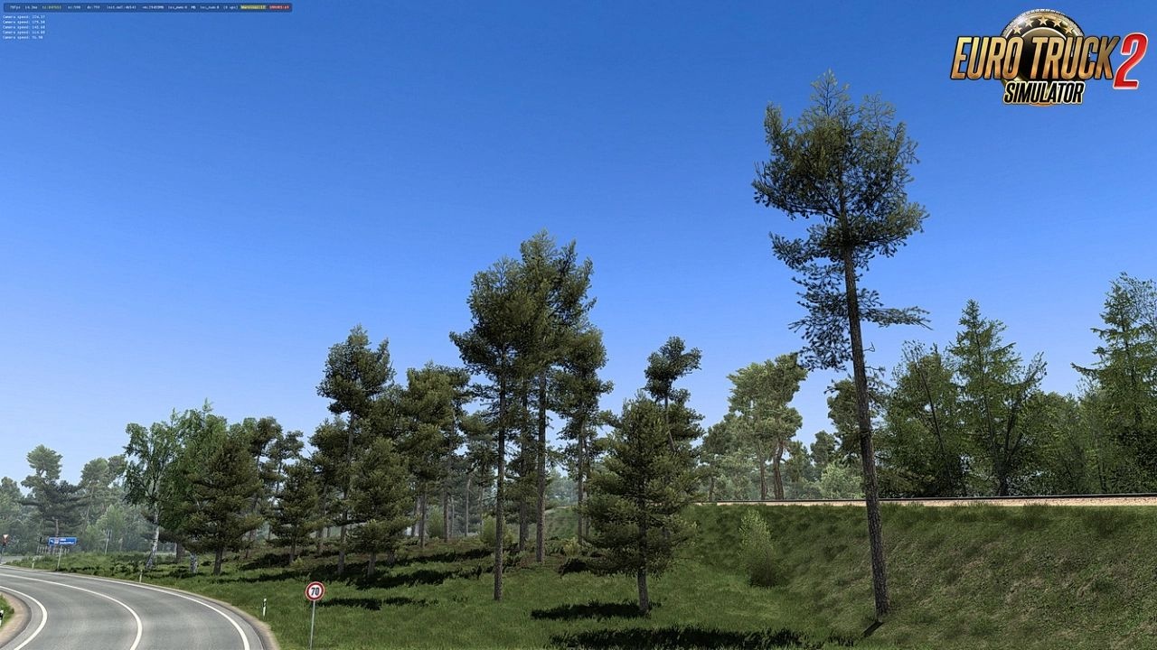 МОД Grass Vegetation Mod v4.1 ДЛЯ EURO TRUCK SIMULATOR 2