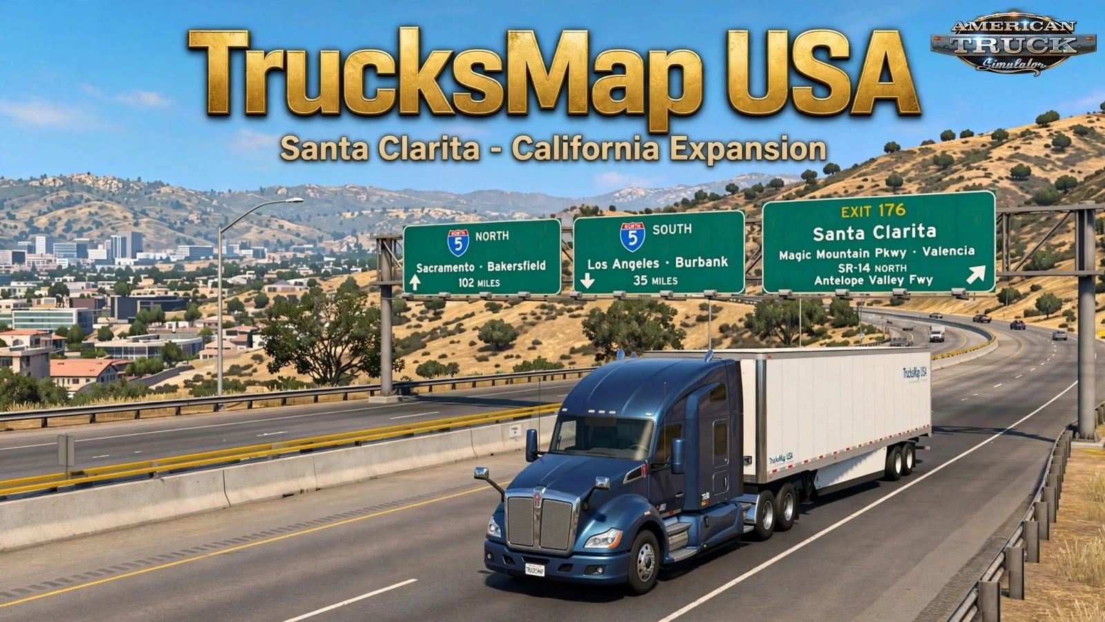 МОД TrucksMap USA v1.7.1.61 ДЛЯ EURO TRUCK SIMULATOR 2
