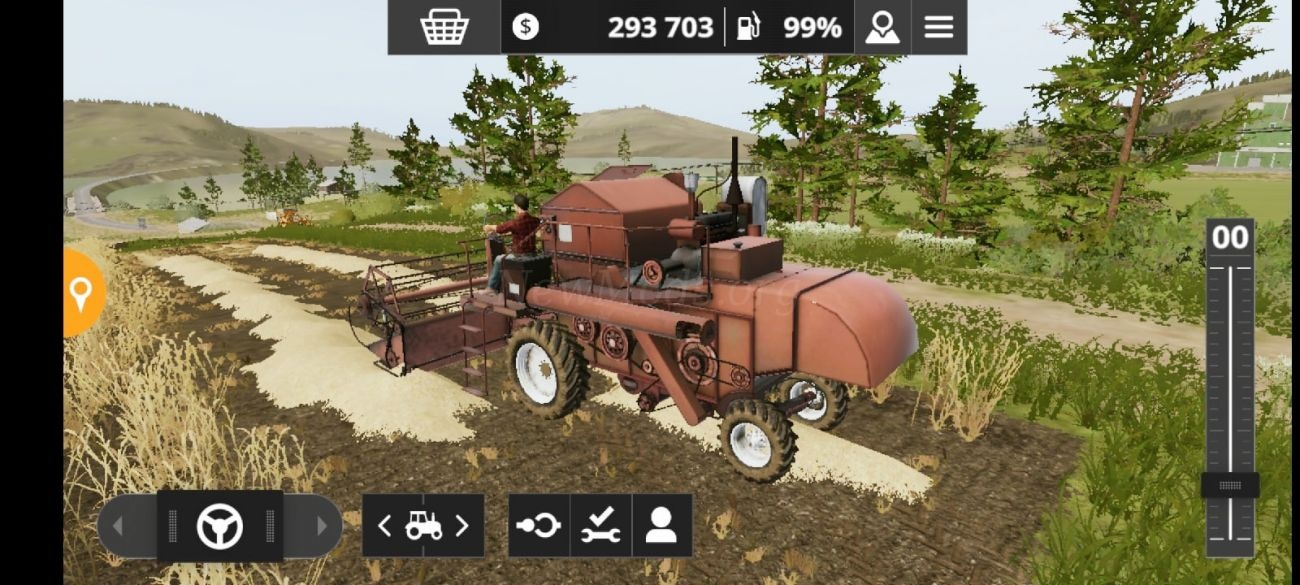 Мод Rostselmash RSM SK-4 версия 04.09.21 для Farming Simulator 20