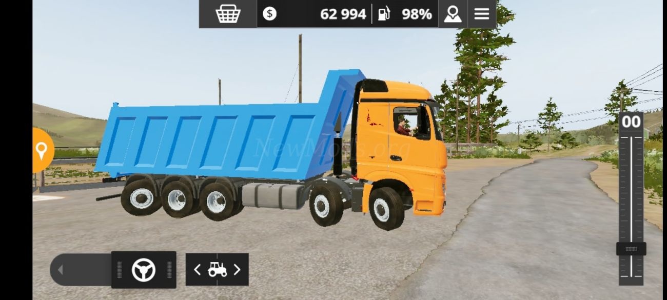 Мод Mercedes Actros Tipper 10×10 версия 02.09.21 для Farming Simulator 20