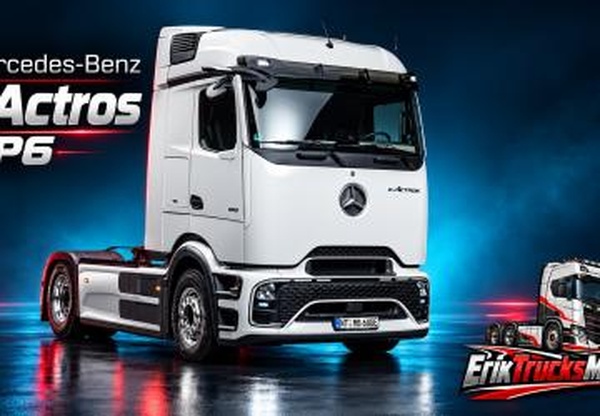 Мод Mercedes Benz eActros MP6 Diesel & Electric v2.2.20 для Euro Truck Simulator 2 (v1.61.x)