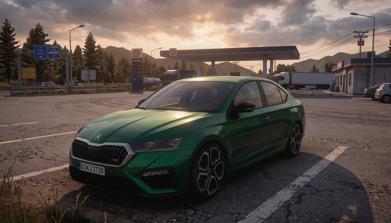 МОД Skoda Octavia Rs 2022 ДЛЯ EURO TRUCK SIMULATOR 2