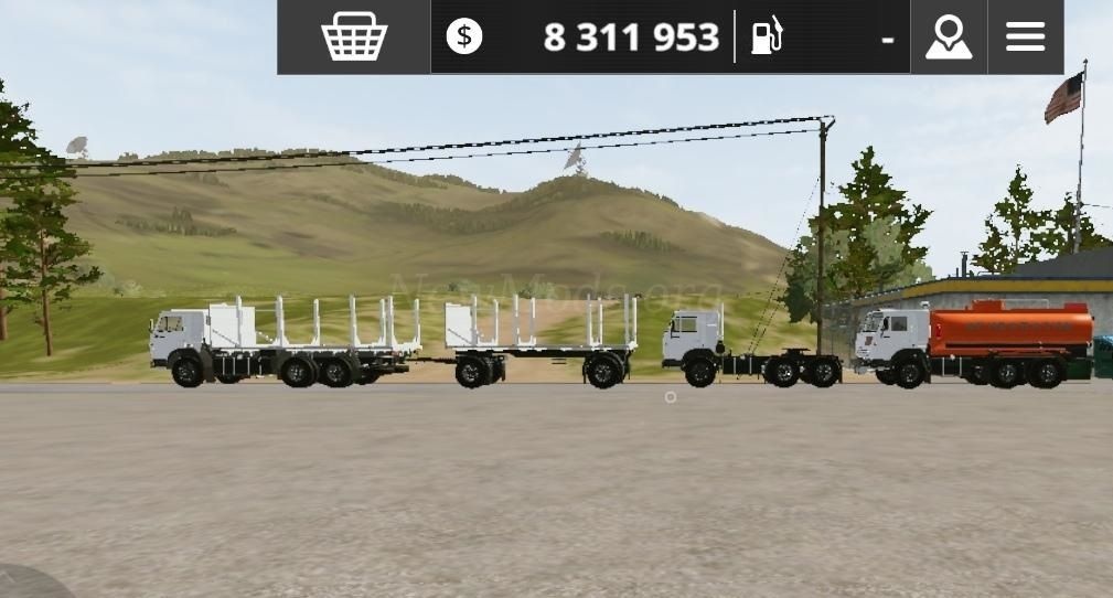 Мод KAMAZ "Osnova" версия 09.10.21 для Farming Simulator 20