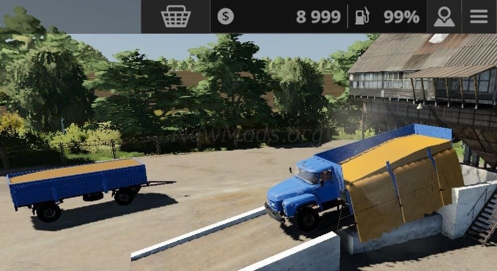 Мод ZIL 133GYa and GKB 8350 Trailer версия 10.01.22 для Farming Simulator 20