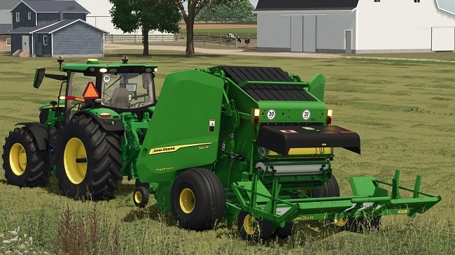 МОД John Deere 561R Premium Round Baler v1.0.0.2 (1.25.x) ДЛЯ FARMING SIMULATOR 2025