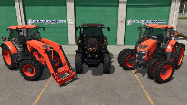 МОД Kubota M7 US/EU v1.0.0.1 (1.25.x) ДЛЯ FARMING SIMULATOR 2025