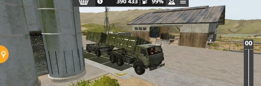Мод KAMAZ 4310 and Trailer версия 16.10.21 для Farming Simulator 20