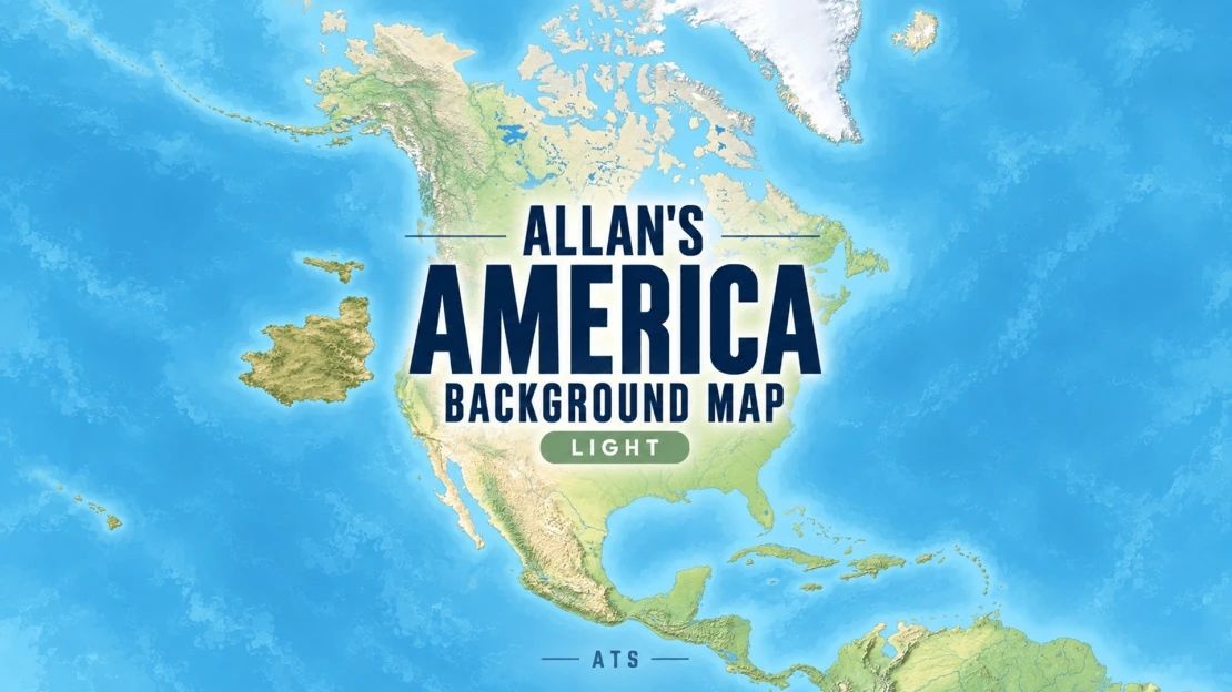 МОД Allan’s America Background Map 4K v2.2.1 ДЛЯ EURO TRUCK SIMULATOR 2