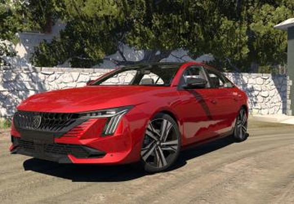 Мод Peugeot 508 (R83) версия 1.7 для BeamNG.drive (v0.40.x)