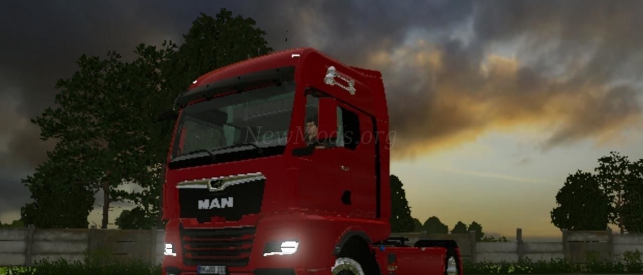 Мод 2020 MAN TGX версия 24.02.22 для Farming Simulator 20
