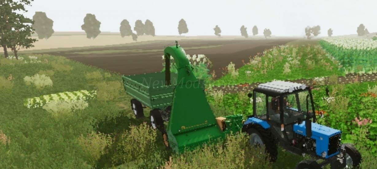 Мод KIR-1.5 Trailer harvester версия 09.06.22 для Farming Simulator 20