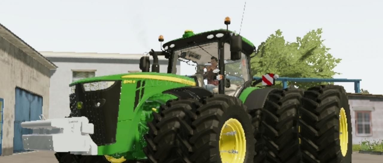 Мод John Deere 8R Series 2016-2018 EU версия 09.06.22 для Farming Simulator 20