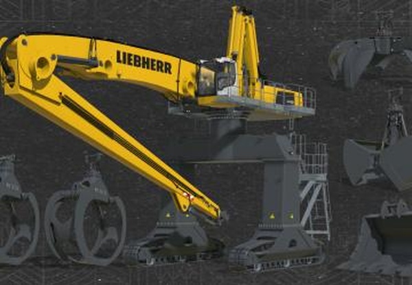 Мод Liebherr LH110 C Gantry версия 1.0.0.0 для Farming Simulator 2025 (v1.20)