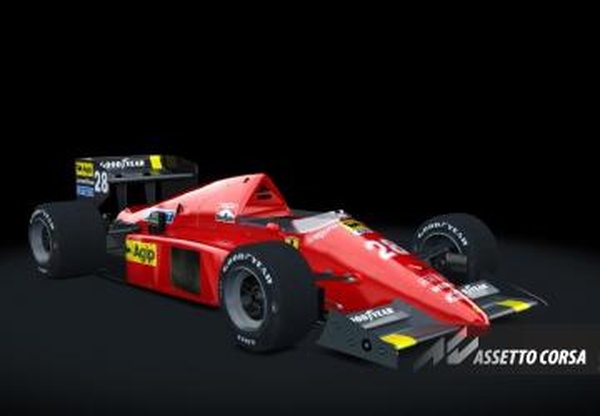 Мод Ferrari 1986 Grand Prix версия 1.0 для Assetto Corsa