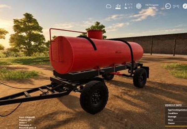 Мод 2ПТСЕ Бочка версия 1.0.0.0 для Farming Simulator 2019 (v1.7.1.0)