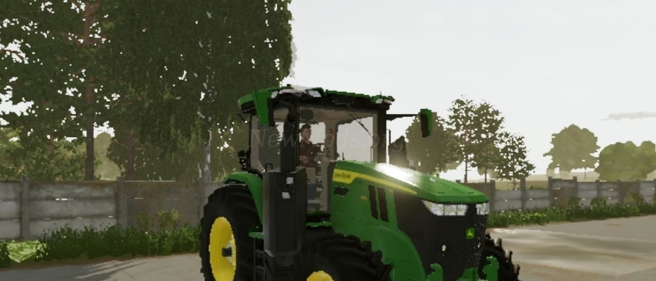 Мод Tractor John Deere 7R 2020 версия 06.05.22 для Farming Simulator 20