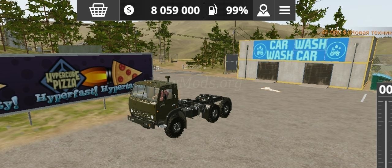 Мод KamAZ Off-Road Tractor версия 11.06.22 для Farming Simulator 20