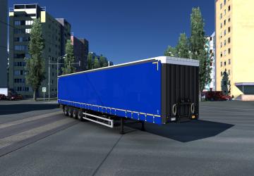 Тентованный полуприцеп Тонар T4-16V/VKверсия 1.0 для Euro Truck Simulator 2 (v1.38.x, - 1.43.x)