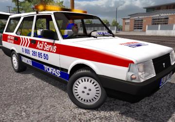 Tofas Kartal Emergeny Servisверсия 1.7 для American Truck Simulator (v1.57.x)