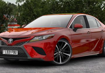 Toyota Camry XSE 2018версия 2.2 для Euro Truck Simulator 2 (v1.57.x)