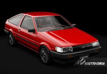 Toyota Corolla Levin AE86 1983версия VERSION 1 для Assetto Corsa