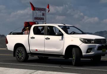 Toyota Hilux SRX 2016версия 1.1 для Euro Truck Simulator 2 (v1.53.x)