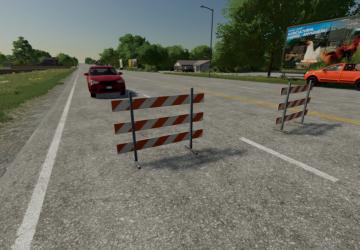 Traffic Cones And Barricadesверсия 1.0.0.1 для Farming Simulator 2022