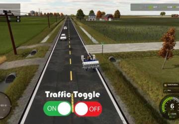Traffic Toggleверсия 1.0.0.0 для Farming Simulator 2025