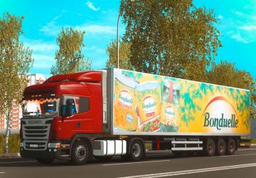 Trailer Schmitz Cargobull (Bonduelle)версия 1.0 для Euro Truck Simulator 2 (v1.32 - 1.52)