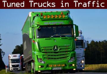 Tuned Truck Traffic Packверсия 7.1.10 для Euro Truck Simulator 2 (v1.57.x)