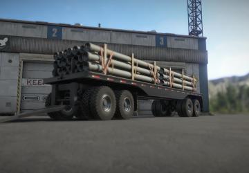 TWM Deutschman 4-Slot Flatbed Dolly Trailer Packv1.0 для SnowRunner (v37.1)