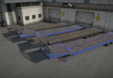 TWM’s Kalyber 35 & 55-Ton Tilt-Deck Trailer Packv1.0 для SnowRunner (v32.2)