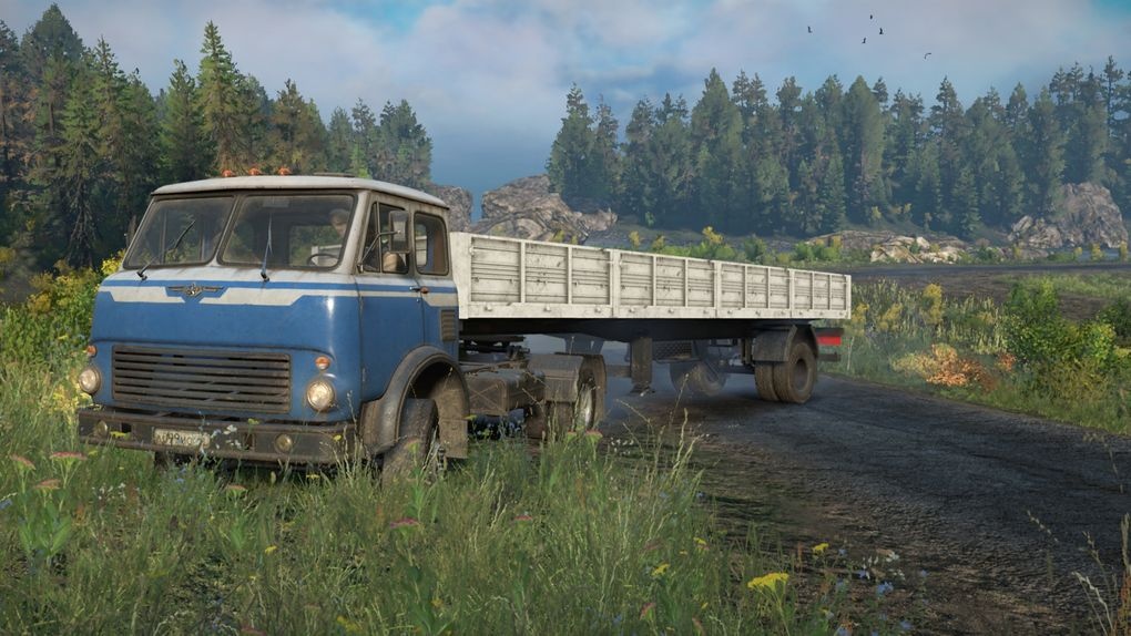 SnowRunner "Грузовик Semitrailer 93802 v1.0.1 (v15.0)"