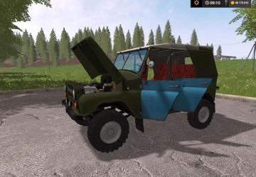 УАЗ 469версия 1.1 для Farming Simulator 2017 (v1.5.3.1)