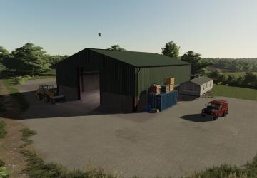 UK Style Grain Shedверсия 1.0.0.0 для Farming Simulator 2022
