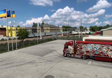 Ukraine Expansionверсия 0.13 для Euro Truck Simulator 2 (v1.54.x)