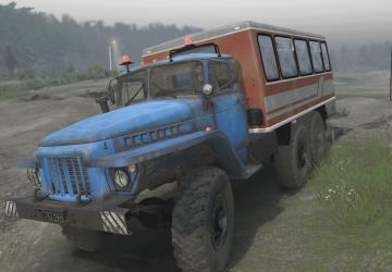 Урал-375Дверсия 1.2 для SpinTires (v03.03.16 и выше)