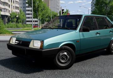 ВАЗ-21099версия 2.0 для BeamNG.drive (v1.14.x)