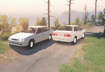 ВАЗ-2115 «Пятнашка» Белаяверсия 1.0 для SpinTires (v03.03.16)