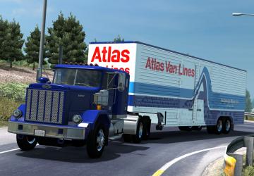 Vintage Moving Vanверсия 1.3 для American Truck Simulator (v1.40.x, 1.41.x)