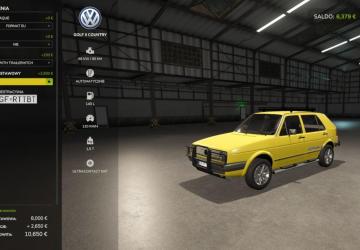 Volkswagen Golf II Countryверсия 1.0.0.0 для Farming Simulator 2025