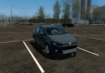 Volkswagen Polo Sedan 1.6 ATверсия 07.12.2022 для City Car Driving (v1.5.9.2)