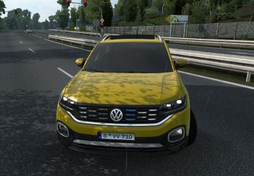 Volkswagen T-Cross 2021версия 1.4 для Euro Truck Simulator 2 (v1.52.x, 1.53.x)