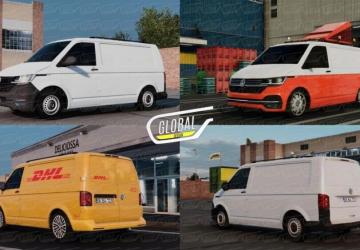 Volkswagen Transporter T6.1версия 1.1 для Euro Truck Simulator 2 (v1.53.x)