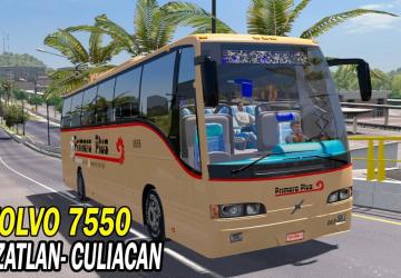 Volvo 7550версия 1.0 для American Truck Simulator (v1.40.x)